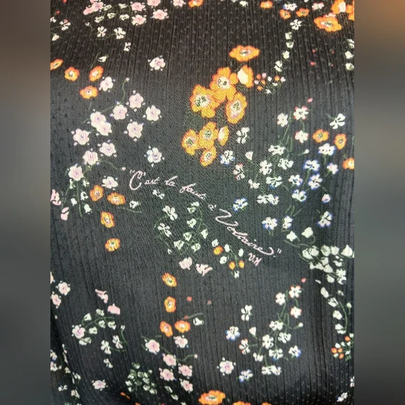 Zadig & Voltaire Roza Spark Flower Autumn Winter 2021 2022 Mini Dress Noir Small